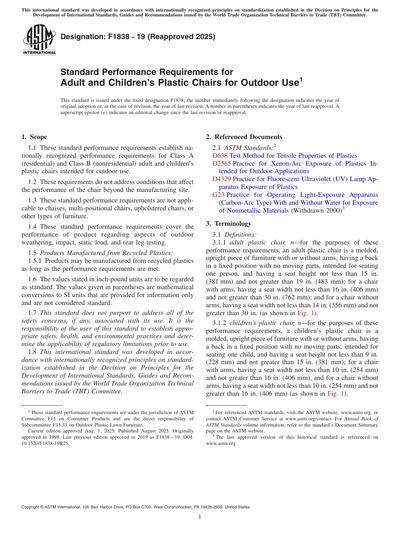 Standards PDF Cover Page