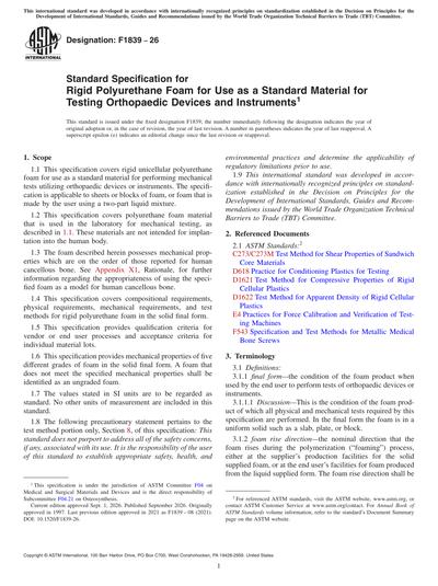 Standards PDF Cover Page