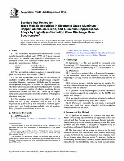 Standards PDF Cover Page