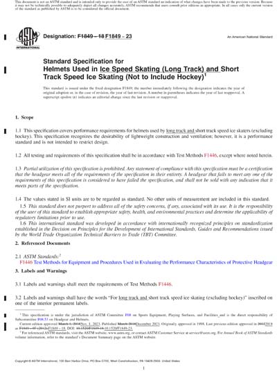 Standards PDF Cover Page