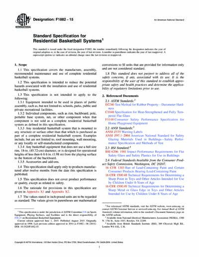 Standards PDF Cover Page