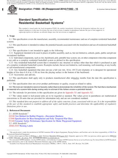 Standards PDF Cover Page