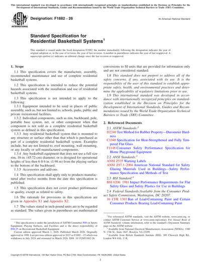 Standards PDF Cover Page