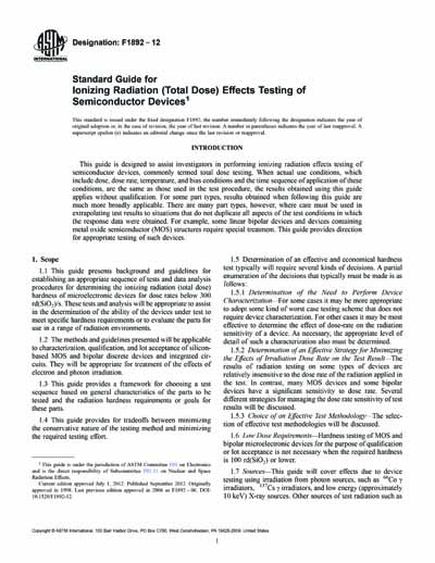 Standards PDF Cover Page