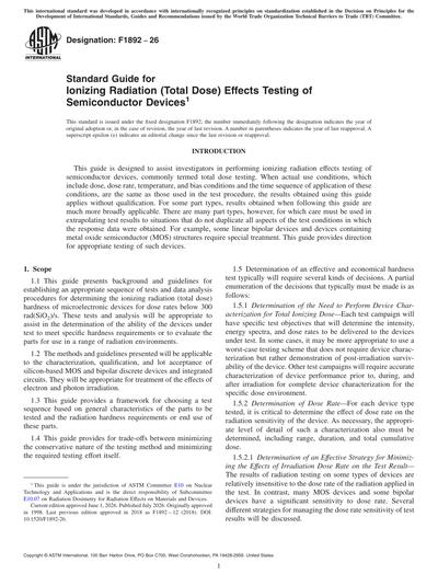 Standards PDF Cover Page