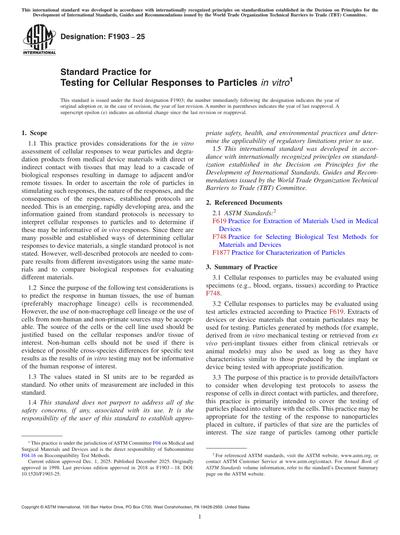 Standards PDF Cover Page