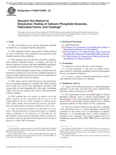 Standards PDF Cover Page