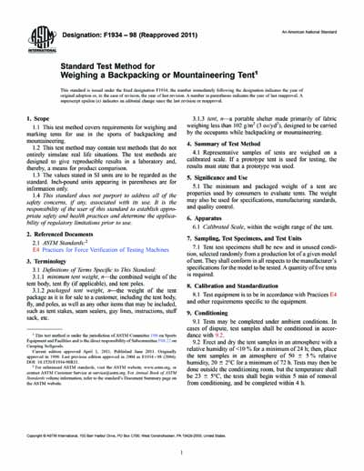 Standards PDF Cover Page