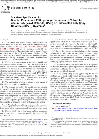 Standards PDF Cover Page