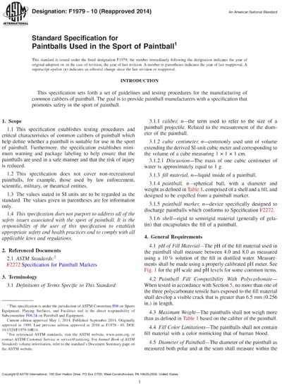 Standards PDF Cover Page