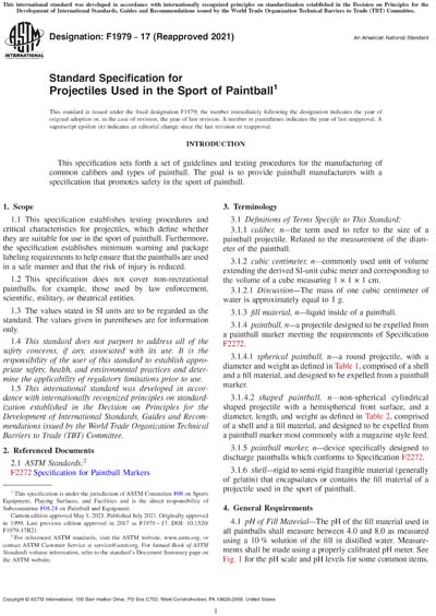 Standards PDF Cover Page