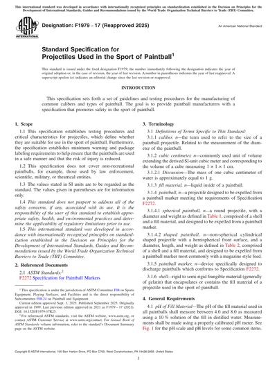 Standards PDF Cover Page