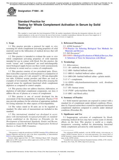 Standards PDF Cover Page