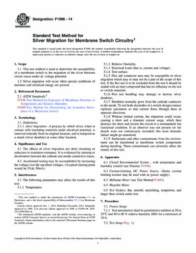 Standards PDF Cover Page