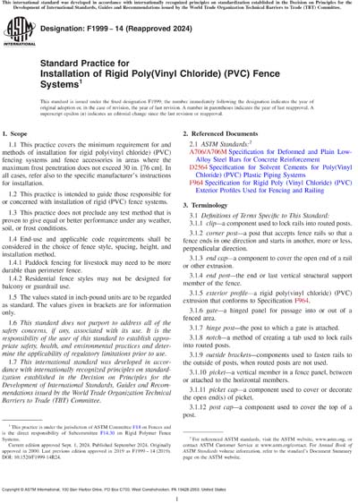 Standards PDF Cover Page