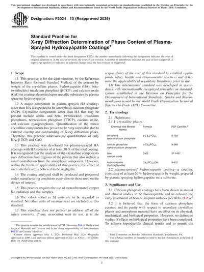 Standards PDF Cover Page