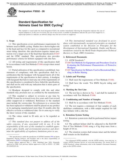 Standards PDF Cover Page