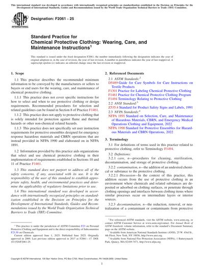 Standards PDF Cover Page