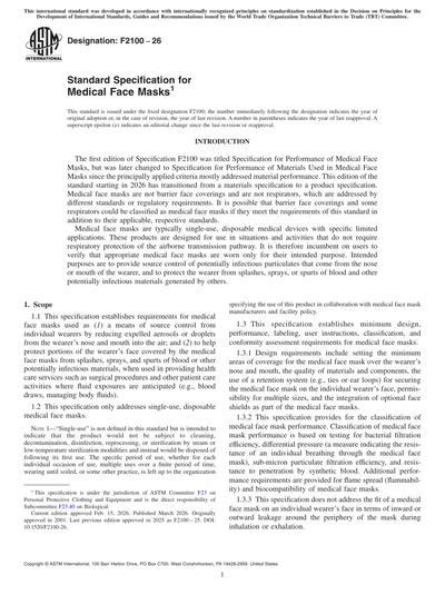 Standards PDF Cover Page