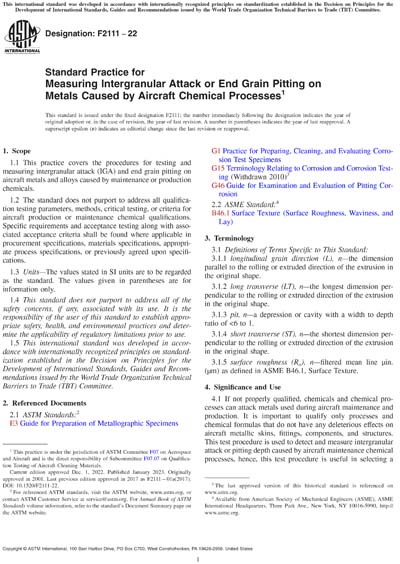 Standards PDF Cover Page