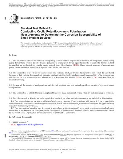 Standards PDF Cover Page