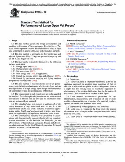 Standards PDF Cover Page
