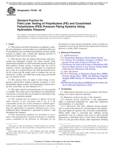 Standards PDF Cover Page