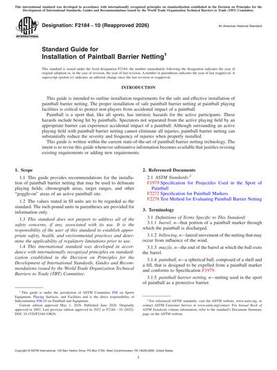 Standards PDF Cover Page