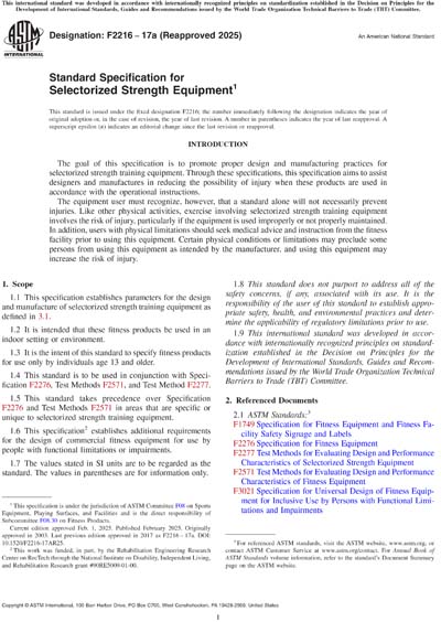Standards PDF Cover Page