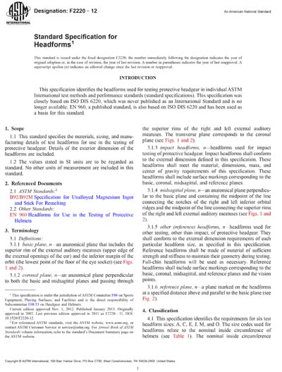 Standards PDF Cover Page