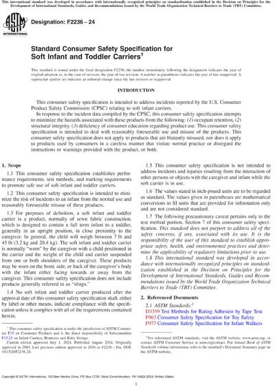 Standards PDF Cover Page