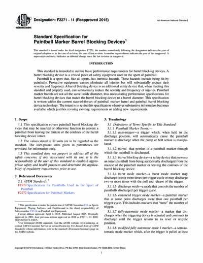 Standards PDF Cover Page