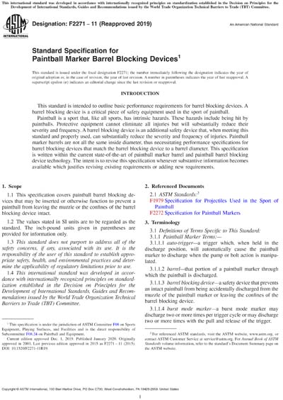 Standards PDF Cover Page