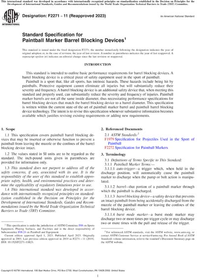 Standards PDF Cover Page
