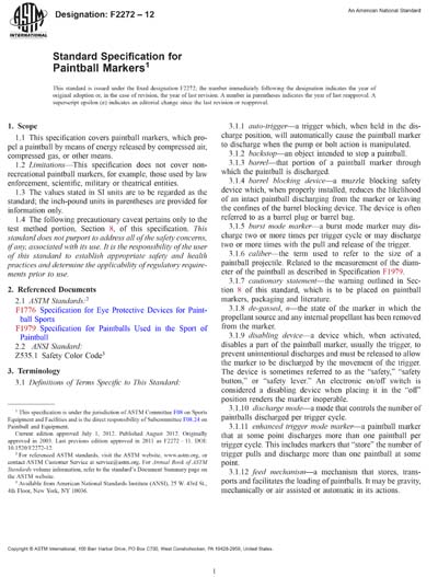 Standards PDF Cover Page