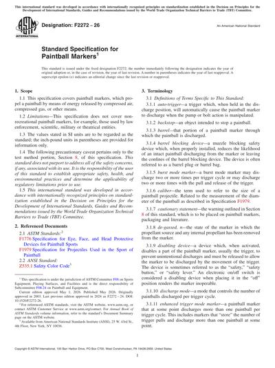Standards PDF Cover Page