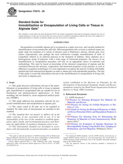 Standards PDF Cover Page
