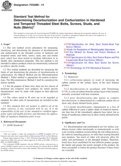 Standards PDF Cover Page
