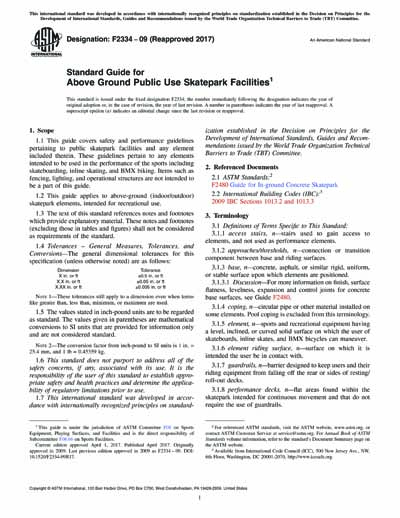 Standards PDF Cover Page