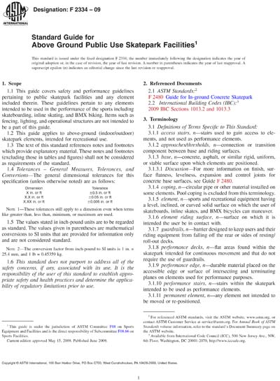 Standards PDF Cover Page