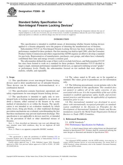 Standards PDF Cover Page