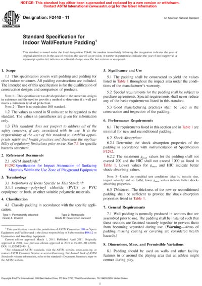 Standards PDF Cover Page