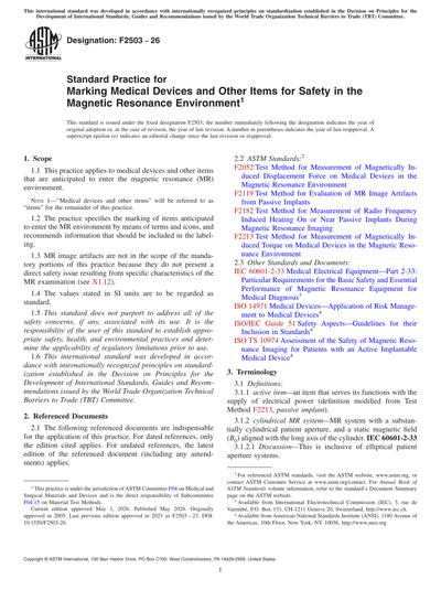 Standards PDF Cover Page