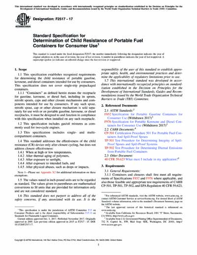 Standards PDF Cover Page