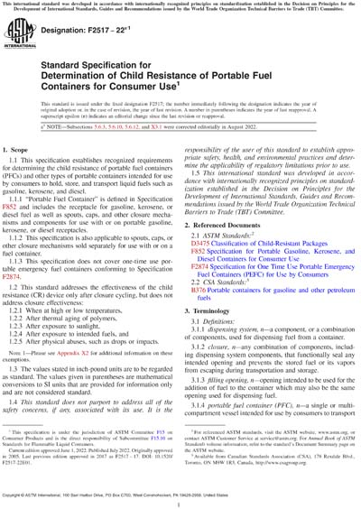 Standards PDF Cover Page