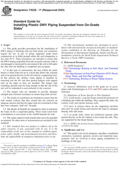 Standards PDF Cover Page