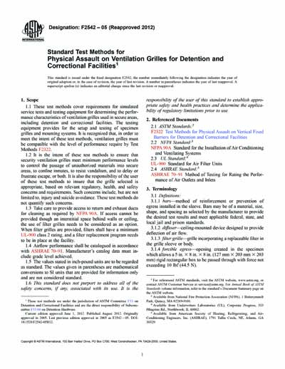 Standards PDF Cover Page