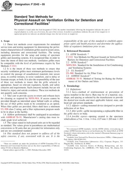 Standards PDF Cover Page