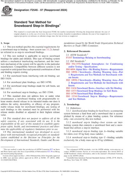 Standards PDF Cover Page