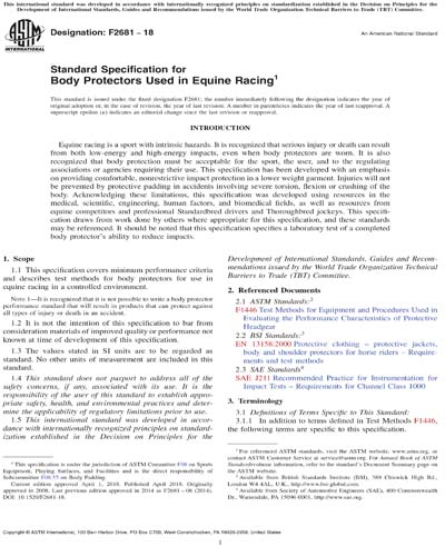 Standards PDF Cover Page